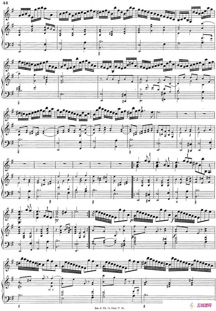 Biber Violin Sonata V（小提琴+钢琴伴奏）