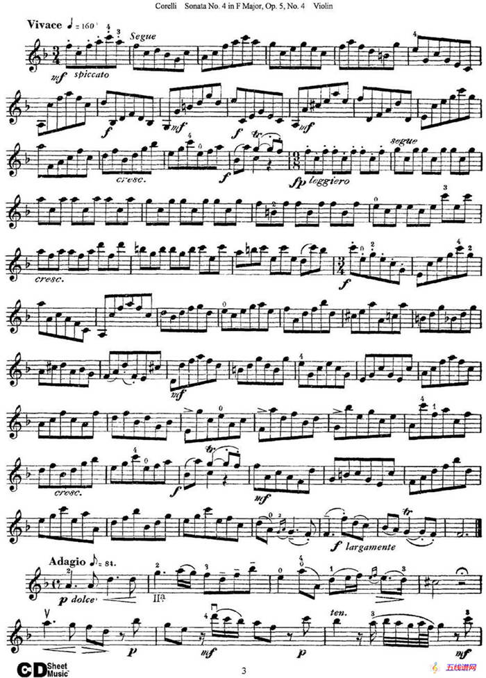 Sonata No.4 in F MajorOp.5 No.4