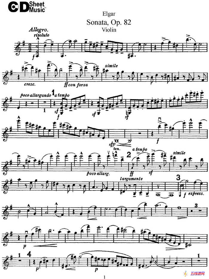 Violin Sonata Op.82