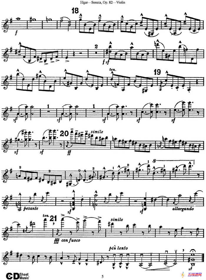 Violin Sonata Op.82