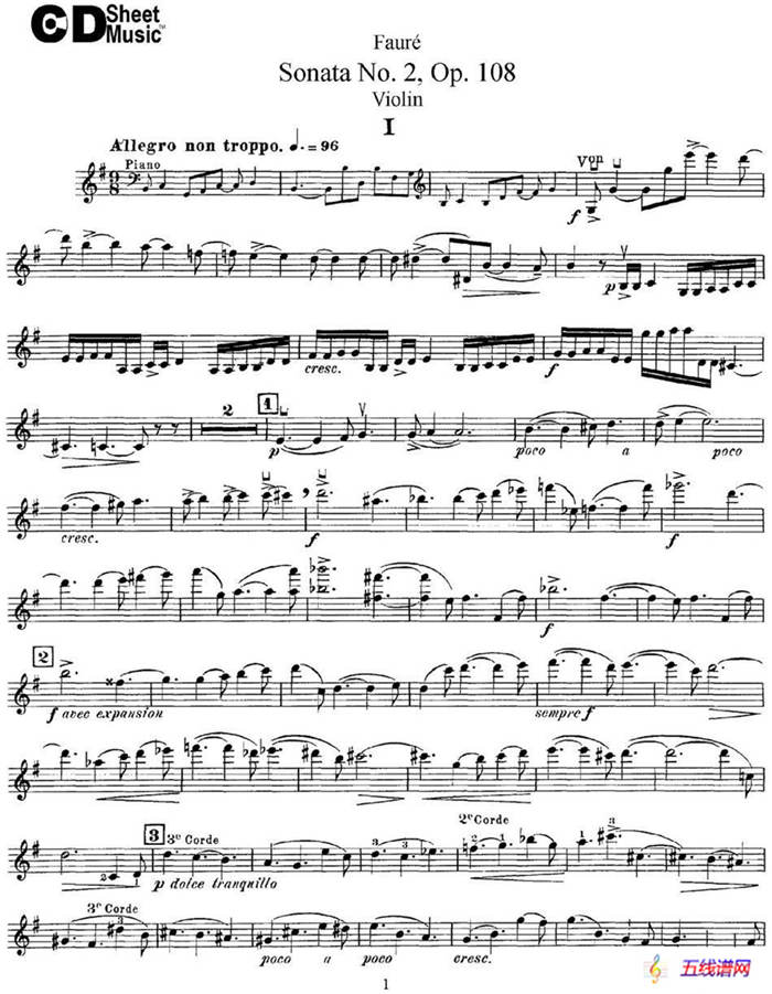 Violin Sonata No.2 Op.108