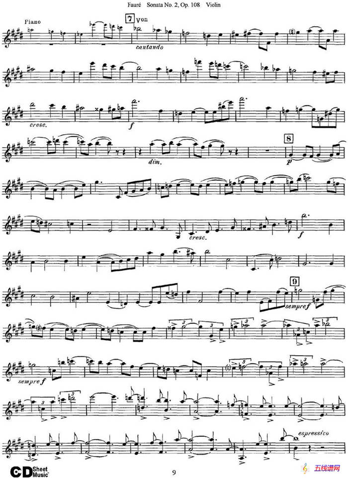 Violin Sonata No.2 Op.108