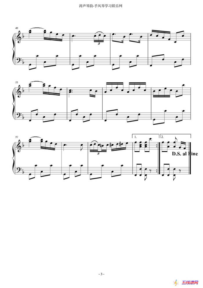 单簧管波尔卡（涛涛制谱版）