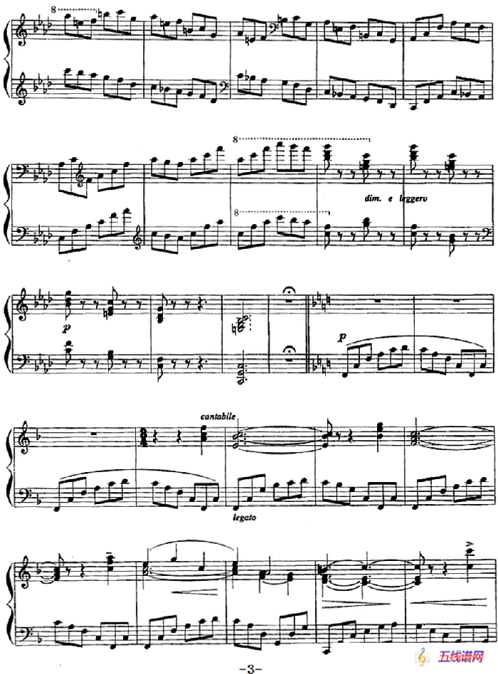 现代钢琴曲：7、即兴曲（Op.31，No.27）