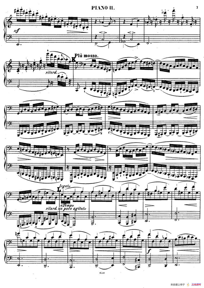 Chaconne for 2 Pianos Op.150（双钢琴第二钢琴）