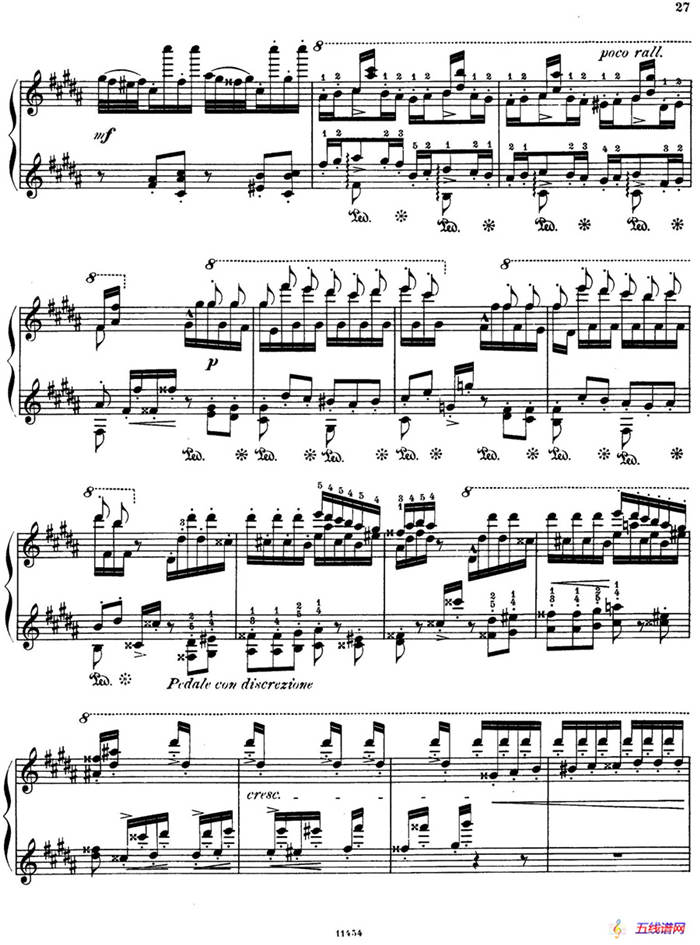 Paganini Etudes No.3 in G# （6首帕格尼尼大练习曲之Ⅲ）