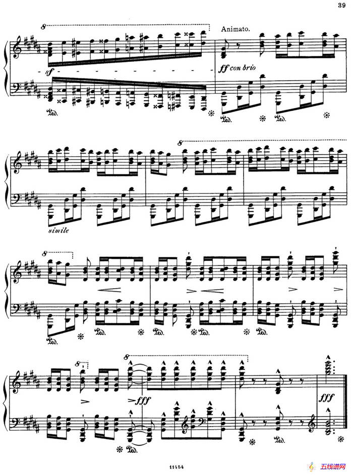 Paganini Etudes No.3 in G# （6首帕格尼尼大练习曲之Ⅲ）