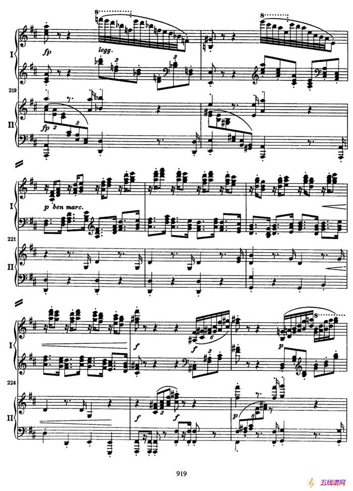 降B大调第二钢琴协奏曲 （P21——30）