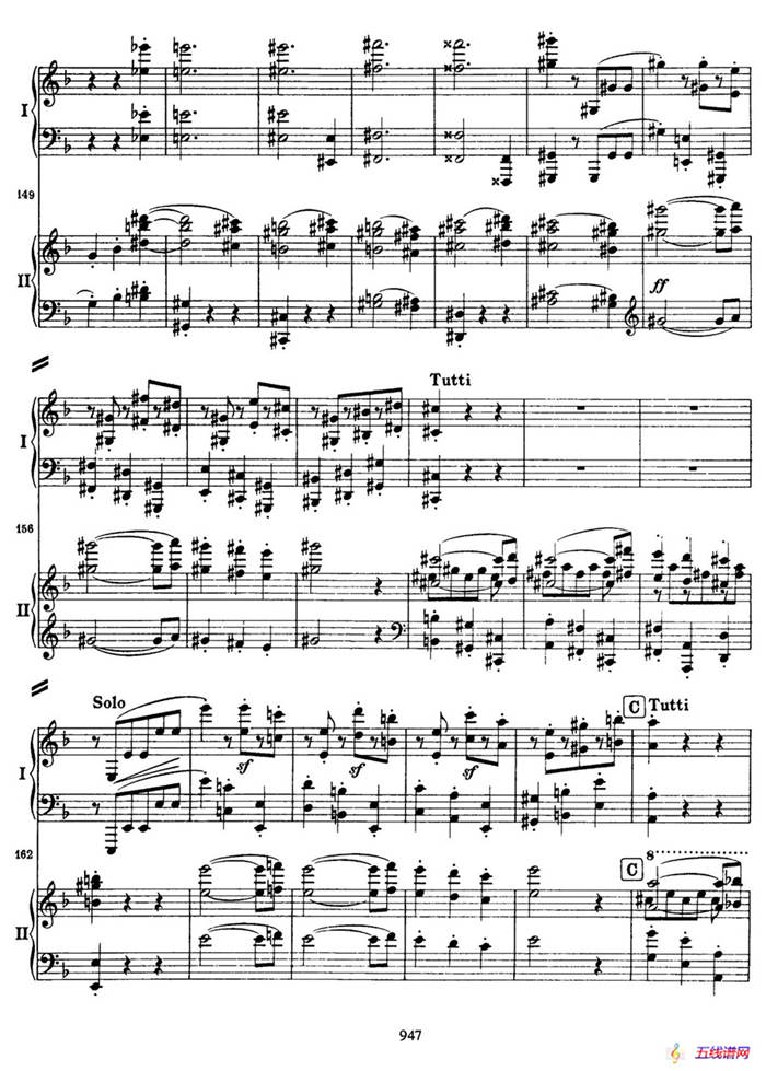 降B大调第二钢琴协奏曲 （P41——50）