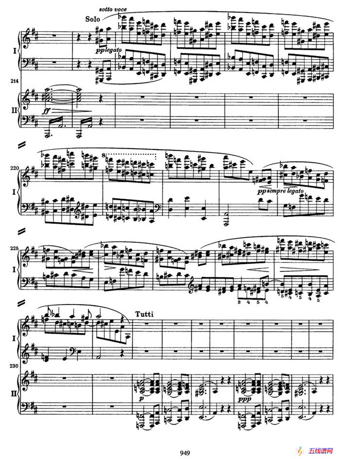 降B大调第二钢琴协奏曲（P51——60）