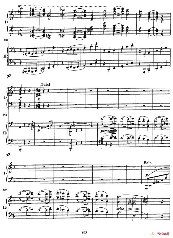 降B大调第二钢琴协奏曲（P51——60）