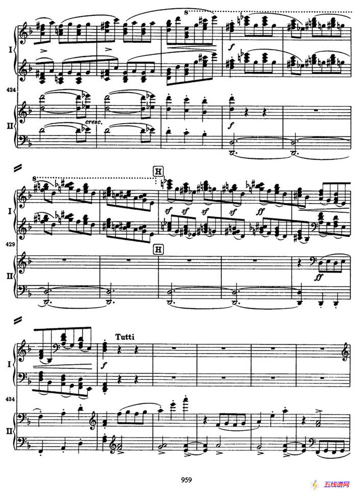 降B大调第二钢琴协奏曲（P61——70）