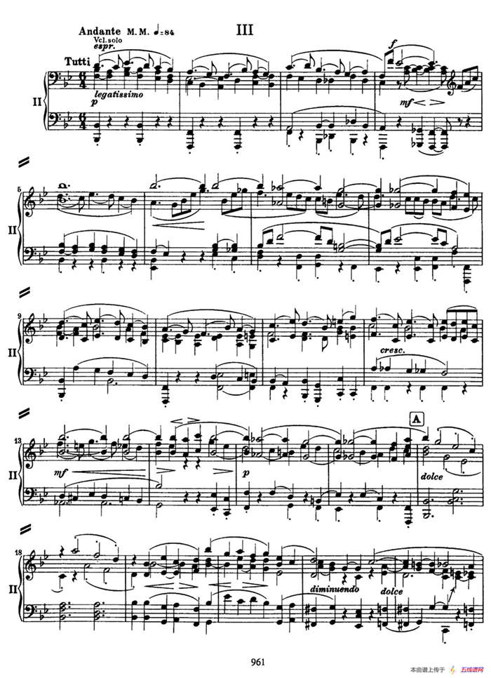 降B大调第二钢琴协奏曲（P61——70）