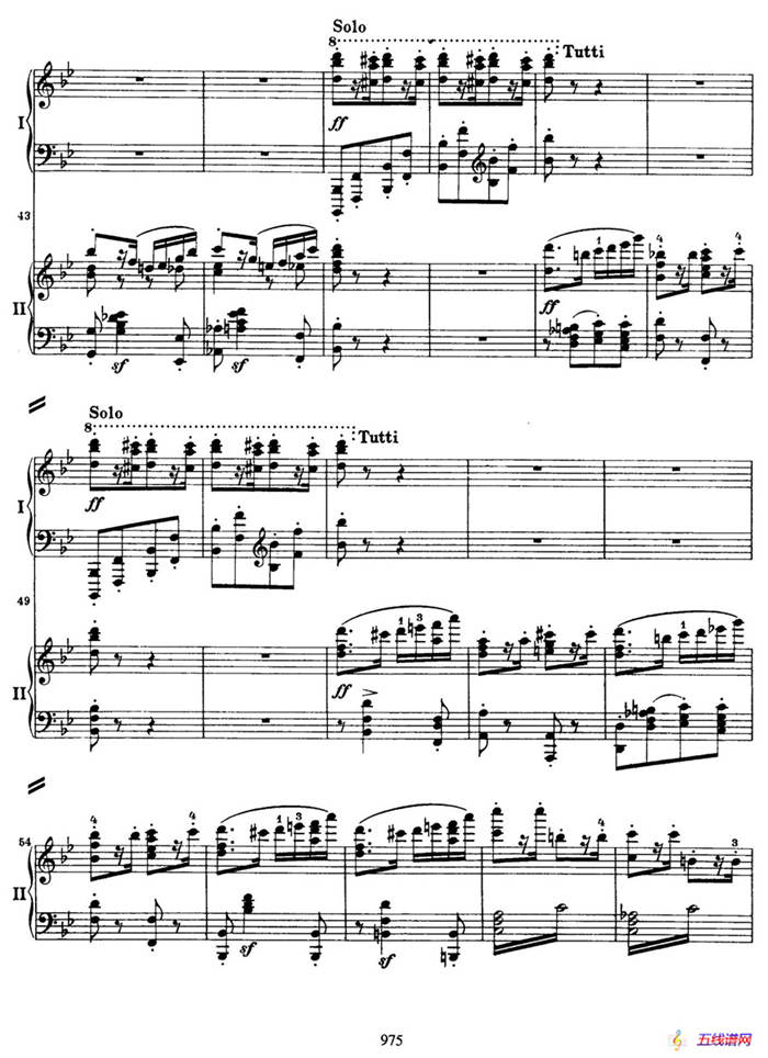 降B大调第二钢琴协奏曲（P71——80）