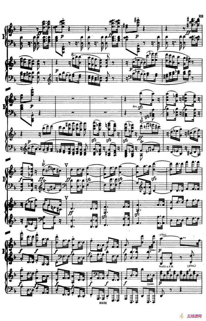 d小调第九交响曲 Op.125（双钢琴P23——32）
