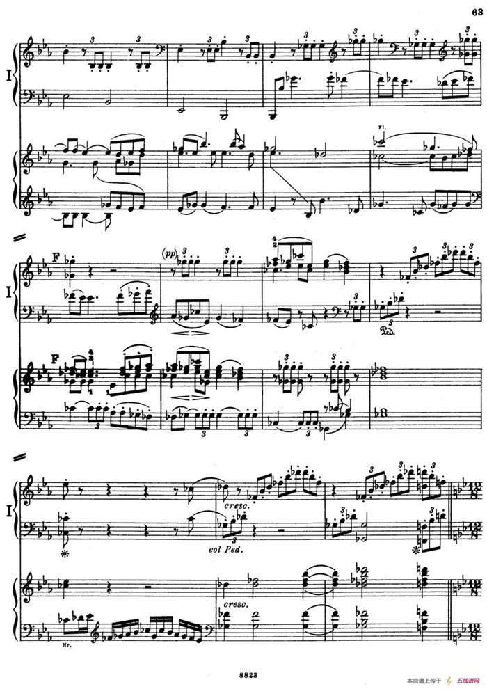 d小调第九交响曲 Op.125（双钢琴P63——72）