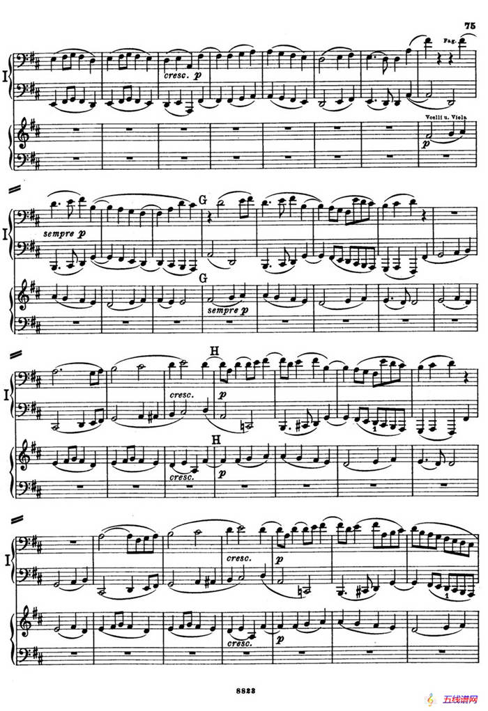 d小调第九交响曲 Op.125（双钢琴P73——82）