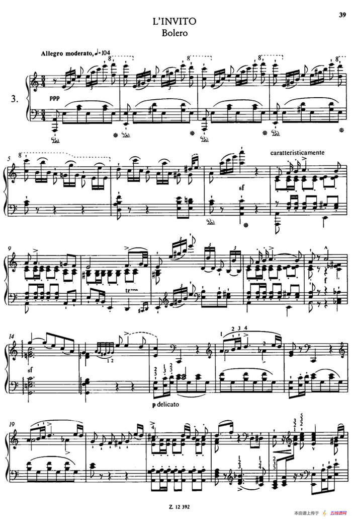 Soirées Musicales S.424（《音乐晚会（全12首）》第3首）