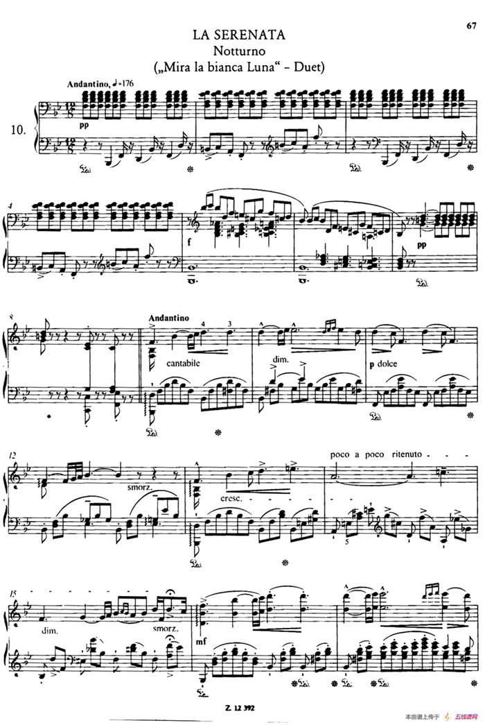 Soirées Musicales S.424（《音乐晚会（全12首）》第10首）
