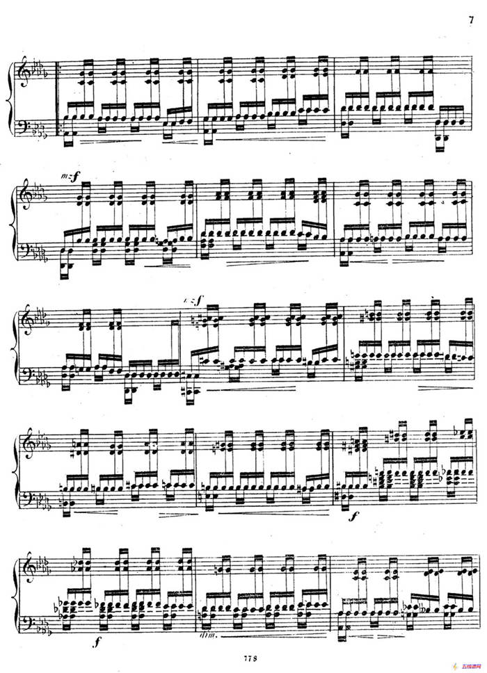 Grande Etude de Concert Tremolo Op.58（音乐会练习曲“震音”）