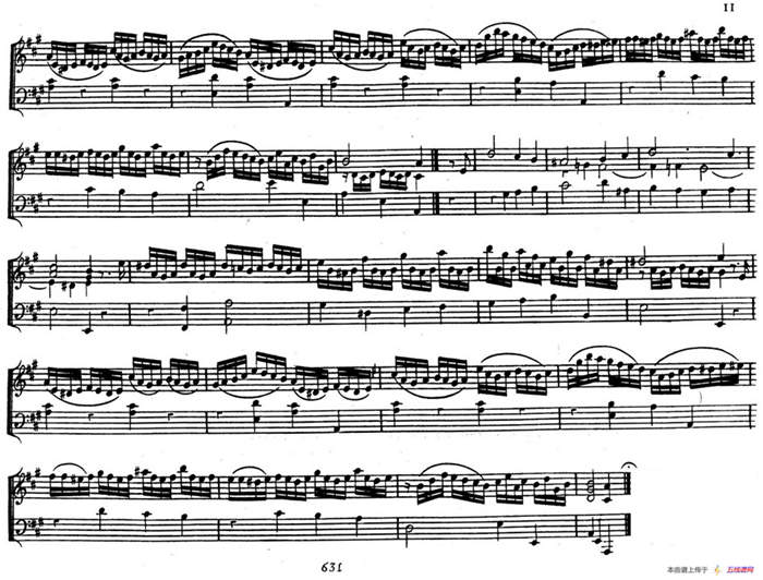 D大调小提琴协奏曲Op.61（钢琴版）