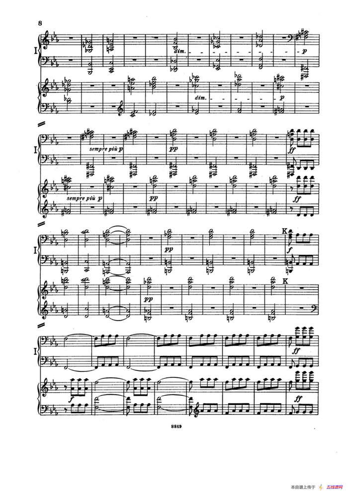 Symphony No.5 in c Minor Op.67（双钢琴版第1——2乐章）