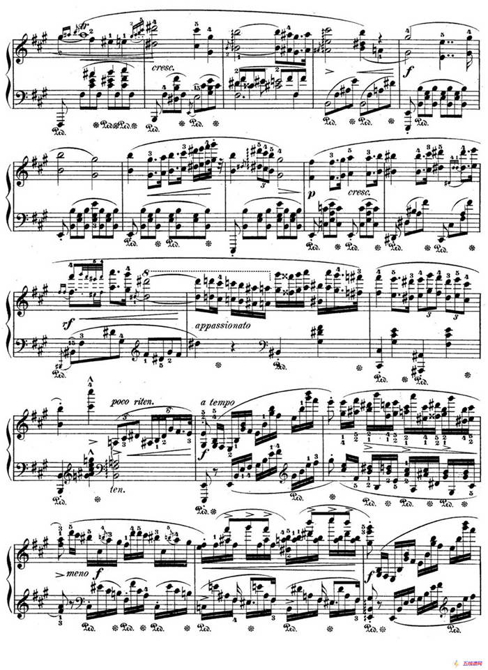 Allegro de Concerto Op.46（A大调音乐会快板）