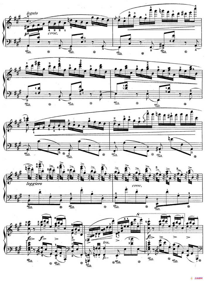 Allegro de Concerto Op.46（A大调音乐会快板）