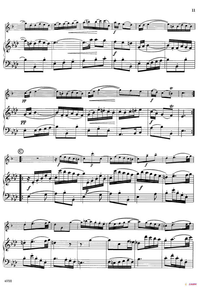 15首古典萨克斯独奏曲：2、Sicilienne and Allegro（中音萨克斯+钢琴伴奏）