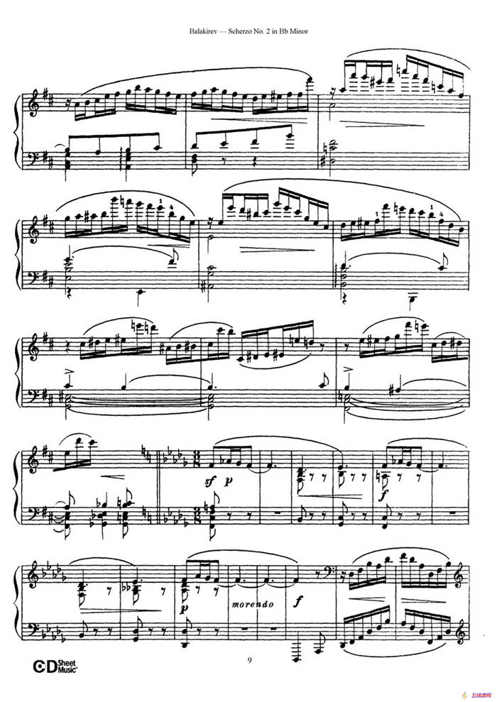 Scherzo No.2 in B-flat Minor（降b小调第二谐谑曲）