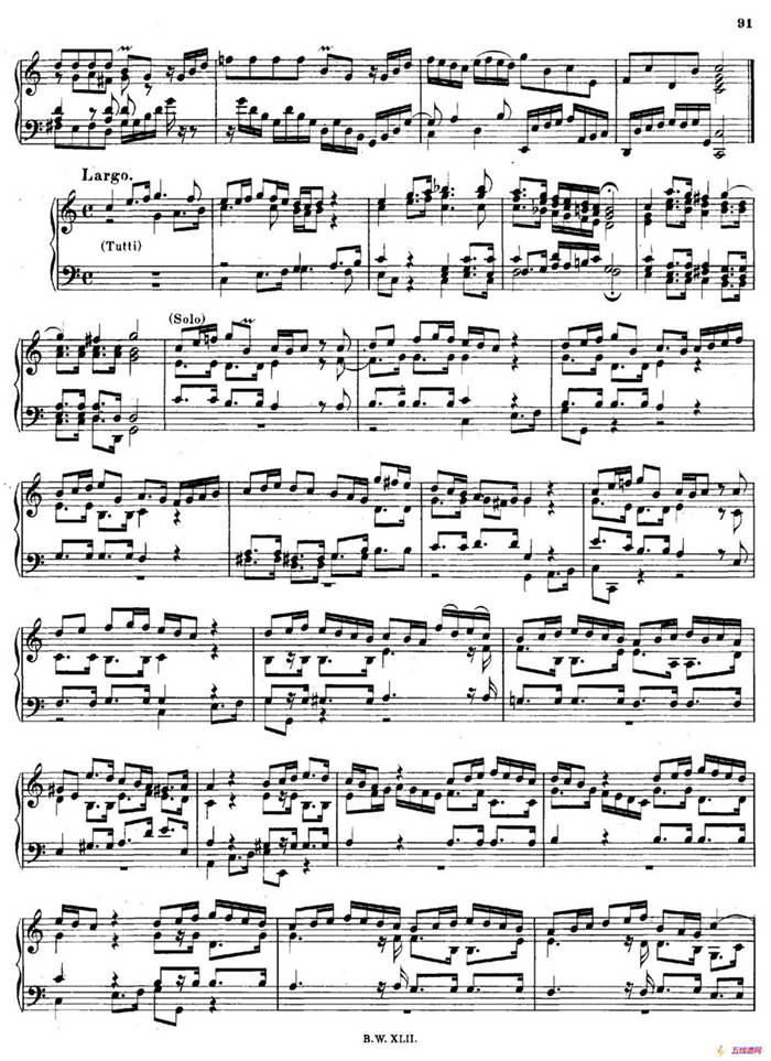 16 Concertos BWV 972-987（十六首为独奏古钢琴而作的协奏曲）（P31——40）