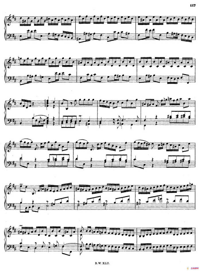 16 Concertos BWV 972-987（十六首为独奏古钢琴而作的协奏曲）（P51——60）