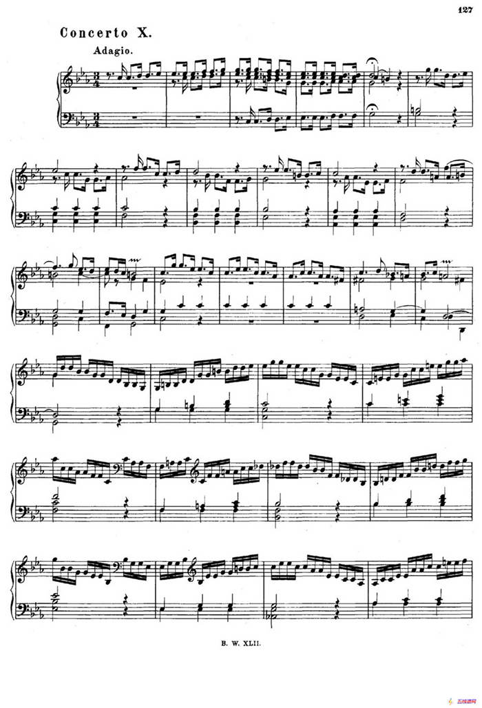 16 Concertos BWV 972-987（十六首为独奏古钢琴而作的协奏曲）（P61——70）