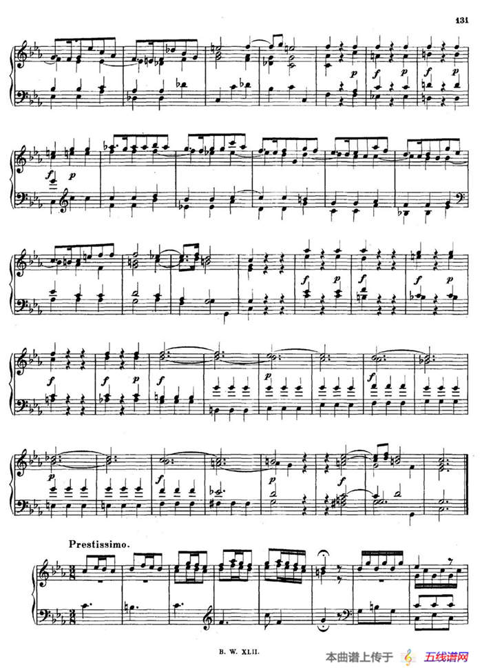 16 Concertos BWV 972-987（十六首为独奏古钢琴而作的协奏曲）（P71——80）