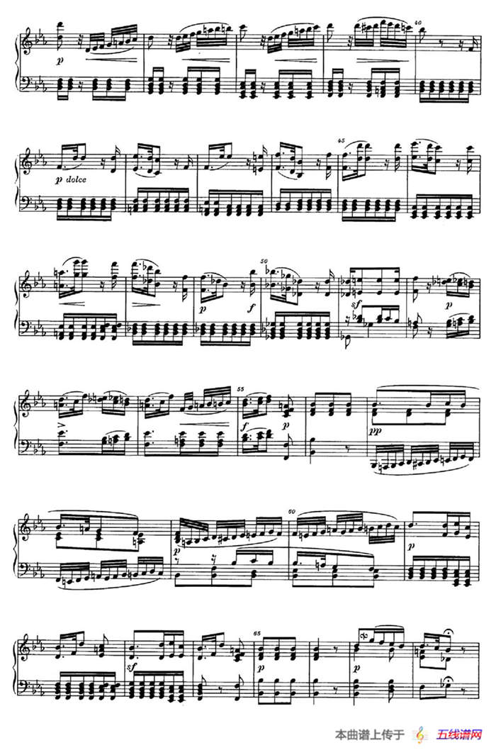 降B大调钢琴奏鸣曲 （Piano Sonata in B-flat Major Op.1）