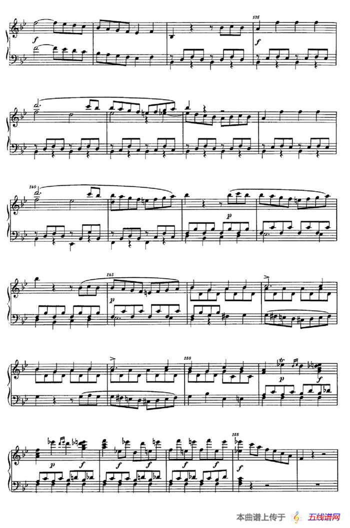 降B大调钢琴奏鸣曲 （Piano Sonata in B-flat Major Op.1）