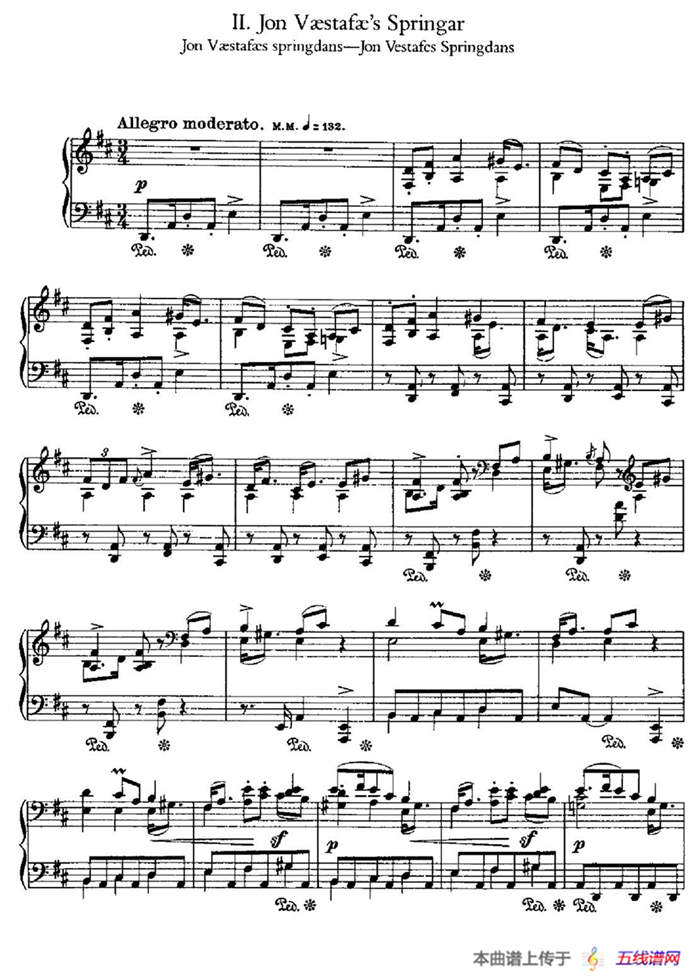 斯拉特舞曲（Slatter Op.72）（Ⅱ）