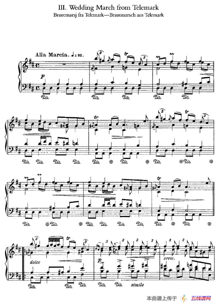 斯拉特舞曲（Slatter Op.72）（Ⅲ）