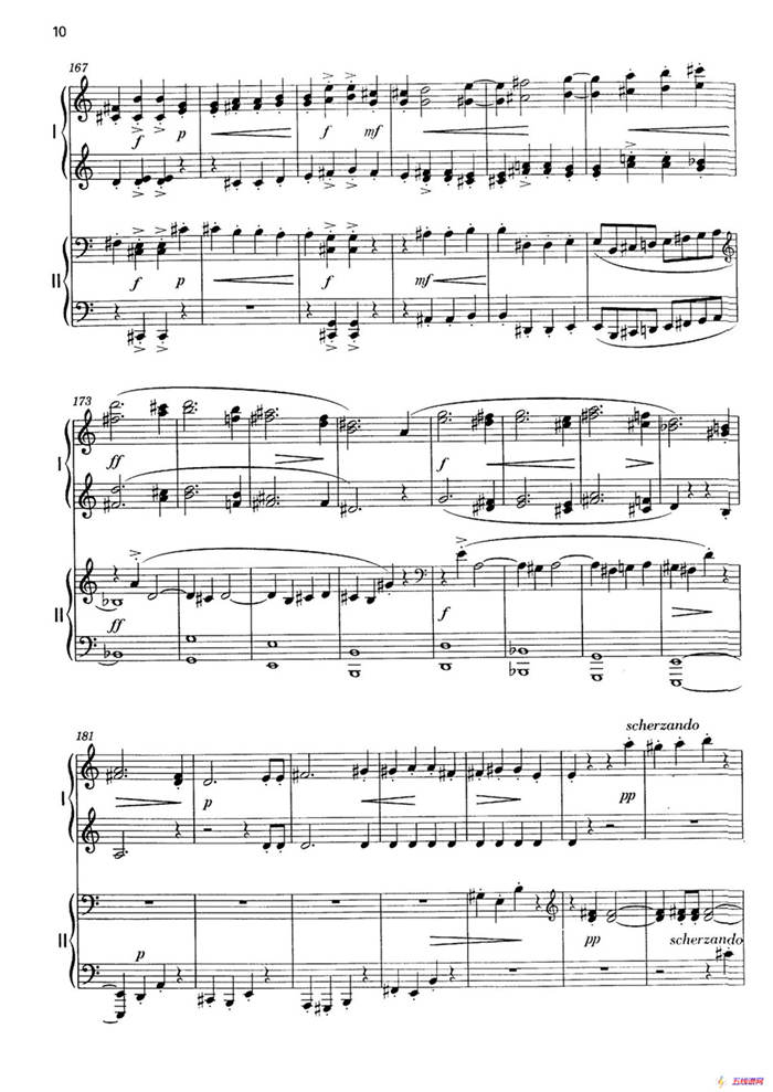 Vier Bagatellen Op.70（4首小品·Ⅰ·四手联弹）