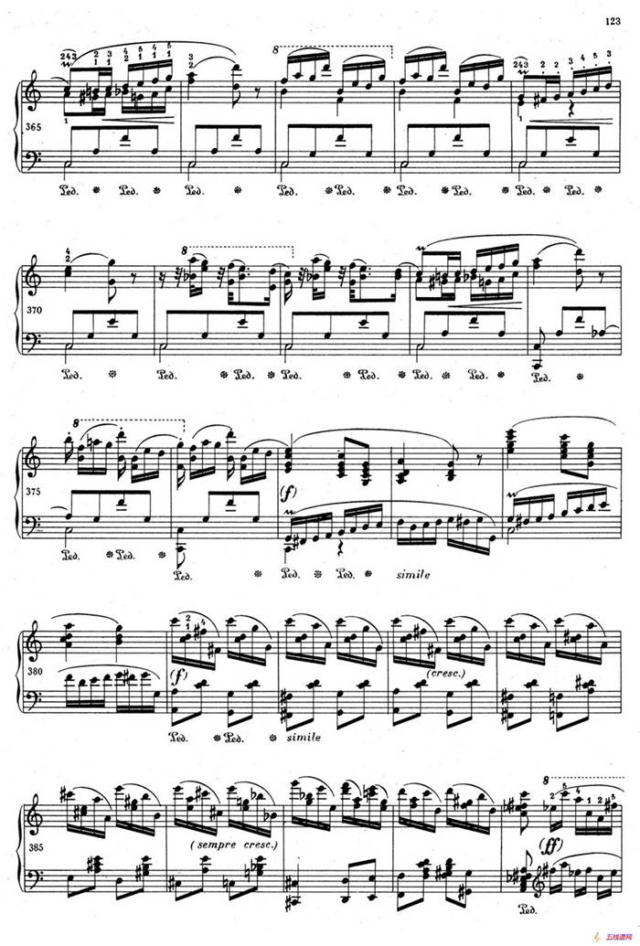 RONDEAU Op.73 （C大调双钢琴回旋曲·独奏版）