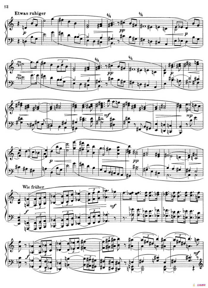 Piano Sonata No.1（第一钢琴奏鸣曲·Ⅲ）