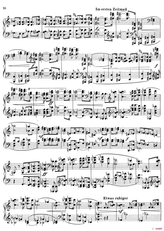Piano Sonata No.1（第一钢琴奏鸣曲·Ⅲ）