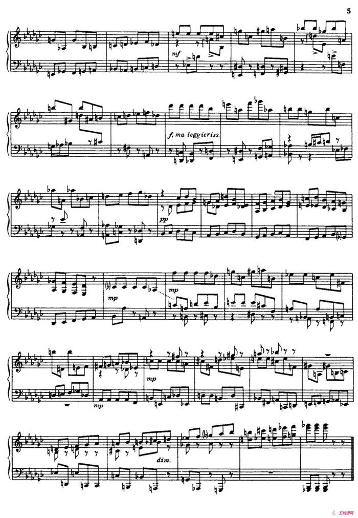24 Preludes and Fugues Part.2 Op.45（24首前奏曲与赋格·第二部分·13）