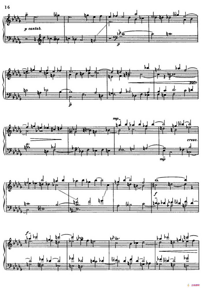 24 Preludes and Fugues Part.2 Op.45（24首前奏曲与赋格·第二部分·15）
