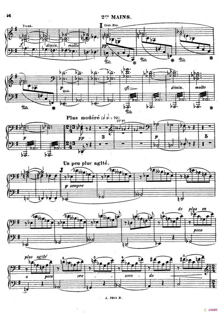 Symphony on a French Mountain Air Op.25（法国山歌交响曲·双钢琴·Ⅲ）