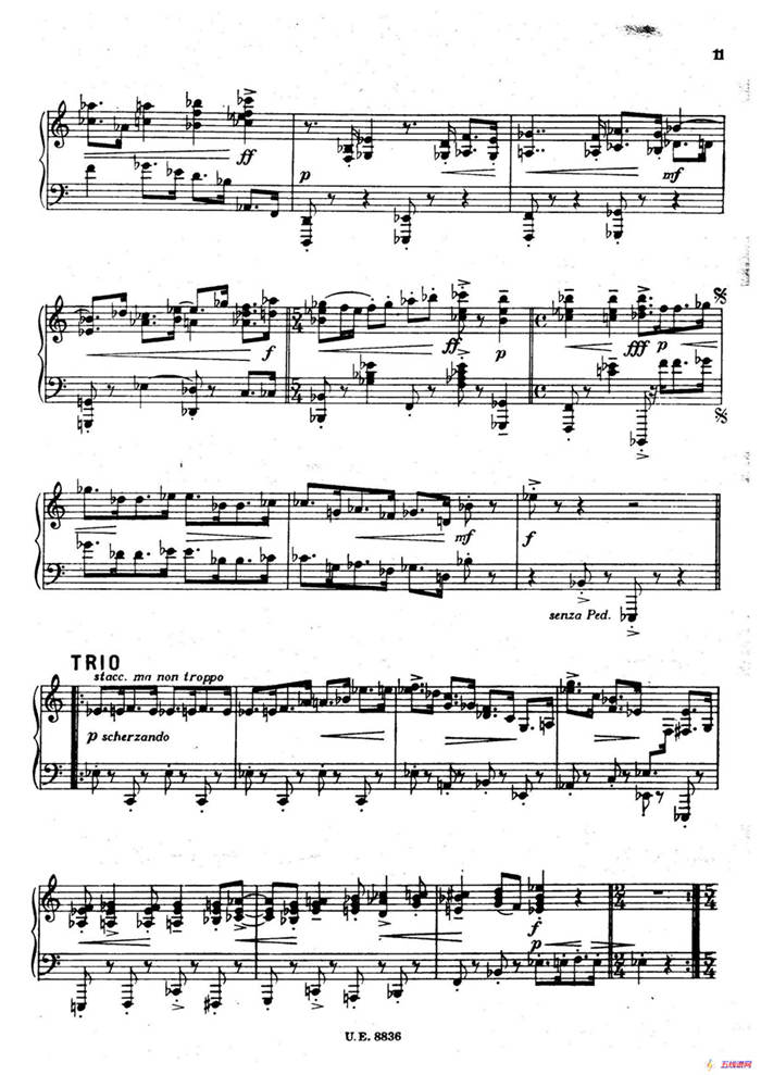 克热内克-第二钢琴奏鸣曲（Piano Sonata No.2 Op.59）