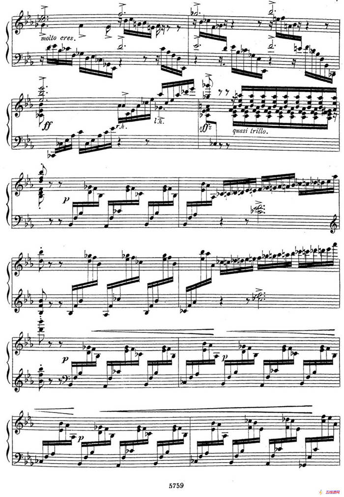 3首音乐会练习曲（Three Concert Etudes Op.24）（Ⅰ）