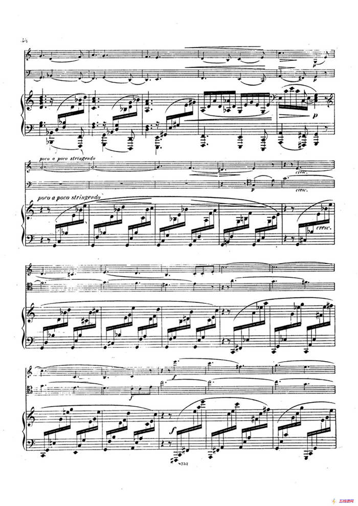 Piano Trio No.3 in c Minor Op.101（c小调第三钢琴三重奏）