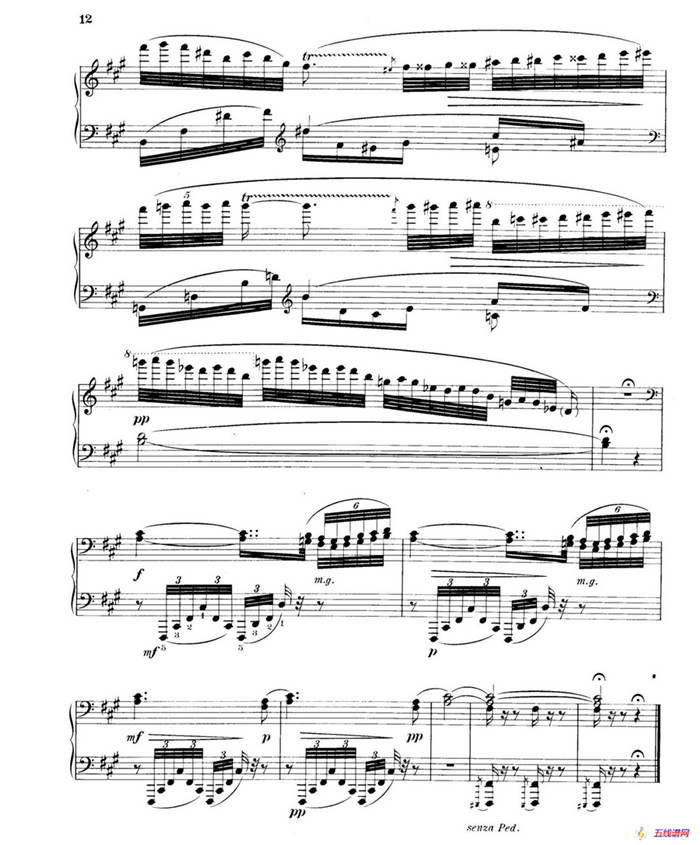 Four Rhapsodies Op.11（4首狂想曲·Ⅱ）