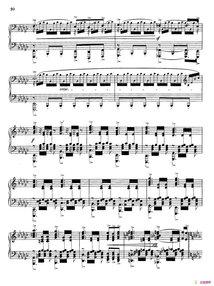 Four Rhapsodies Op.11（4首狂想曲·Ⅳ）